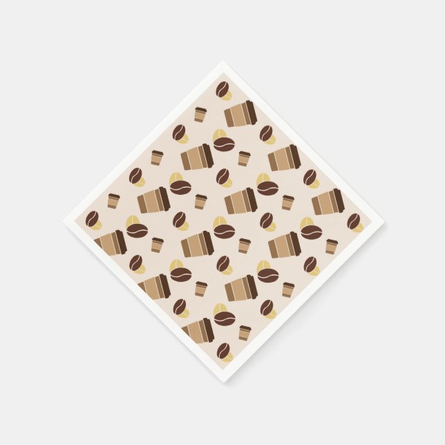 Guardanapo De Papel Compro Café Moderno Café Café Barista Nome do Func (Canto)