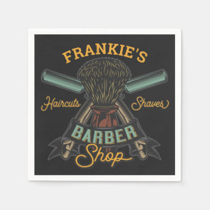 Guardanapo De Papel Compro de Barber Personalizado Barras de Margens d