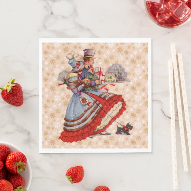 Guardanapo De Papel Compro de Natal antigo (Insitu)