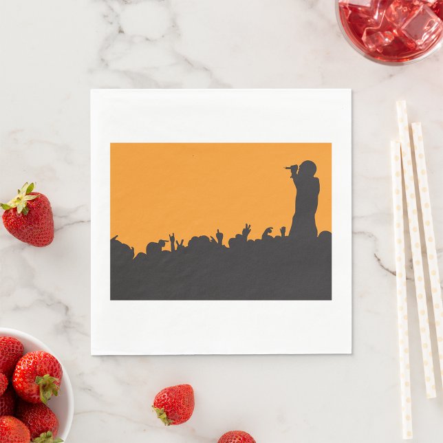 Guardanapo De Papel Concert Crowd Paper Napkins (Criador carregado)