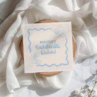 Conchas Marinhas e Sininhos de Casamento Azul Suav
