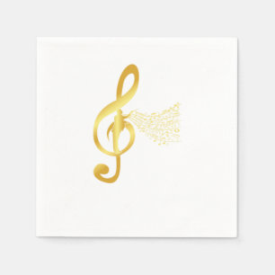 Guardanapo De Papel Conductor Clef Notes Choral Music Chorus Gif