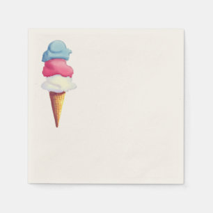 Guardanapo De Papel CONE do SORVETE por SHARON SHARPE