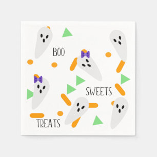 Guardanapo De Papel Confetes de Halloween   Fantasma