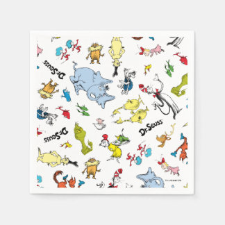 Guardanapo De Papel Confetes de Personagens do Dr. Seuss | Aniversário