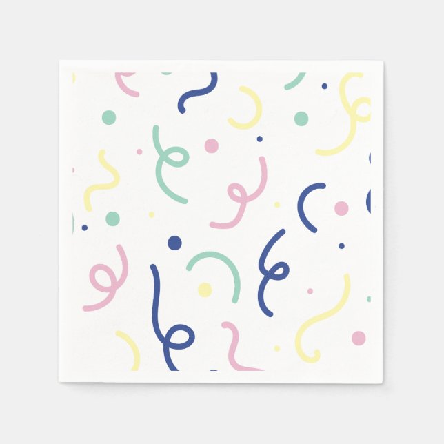 Guardanapo De Papel Confetti Pop - Multi (Frente)