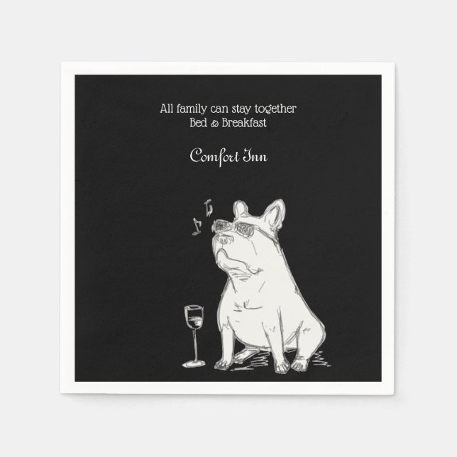 Guardanapo De Papel Conforto B&B com Pets (Frente)