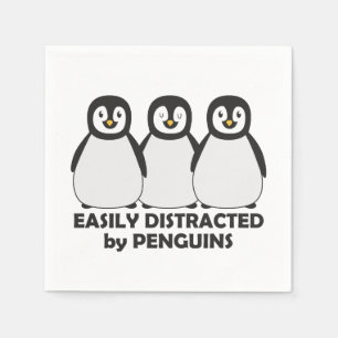 Guardanapo De Papel Confundido facilmente por pinguins