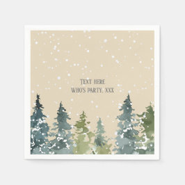 Guardanapo De Papel Conífer, Pine Tree, Evergreen