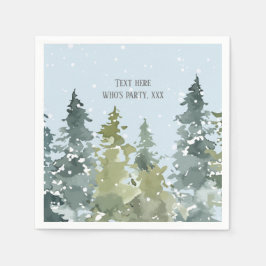 Guardanapo De Papel Conífer, Pine Tree, Evergreen