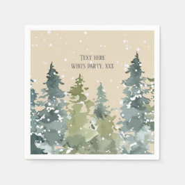 Guardanapo De Papel Conífer, Pine Tree, Evergreen