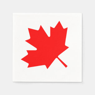 Guardanapo De Papel Conjunto de 50 Nápoles para o Dia do Canadá