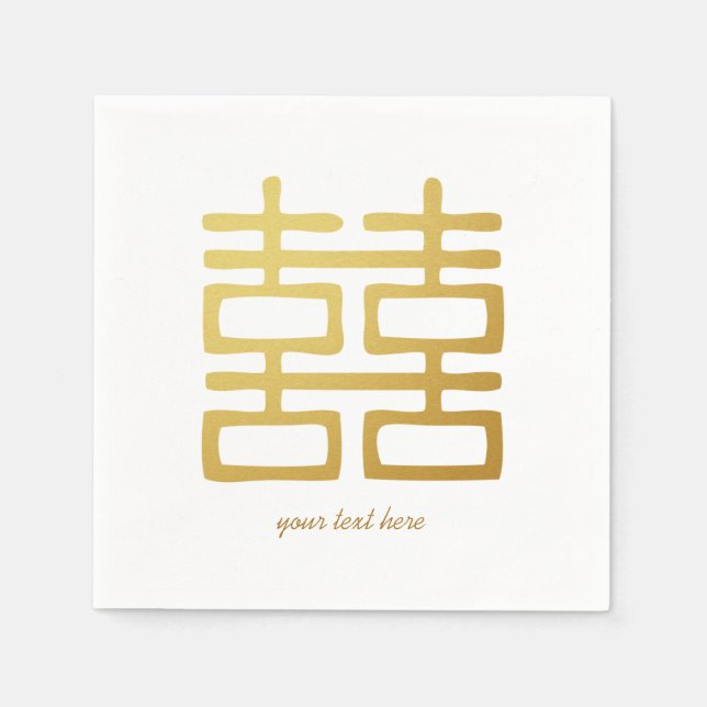 Guardanapo De Papel Conjunto de Nápoles para Festas de casamento de Fe (Frente)