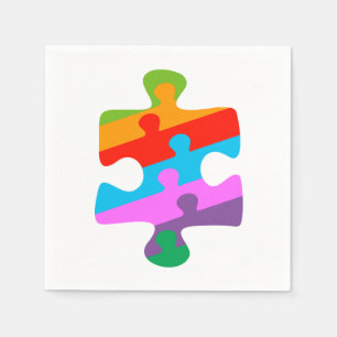 Guardanapo De Papel Consciência do autismo