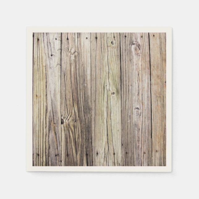 Guardanapo De Papel Conselhos Rustic Wood Dock (Frente)