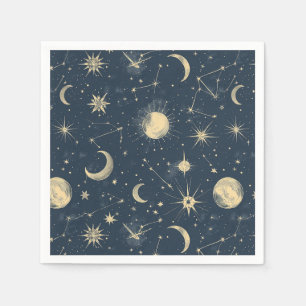Guardanapo De Papel Constelação Celestial - Noite Estelar (3)
