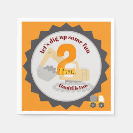 Guardanapo De Papel Construction Dump Truck