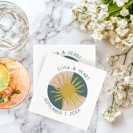 Guardanapo De Papel Contrato de WEDDING Soiree para a Sede Moderno PER