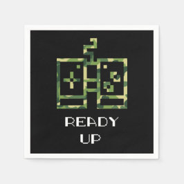 Guardanapo De Papel Controle de Jogo de Vídeo Camuflado Pronto para o 