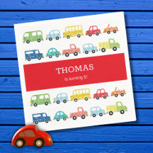 CONVITE DE ANIVERSÁRIO DE TRANSPORTE