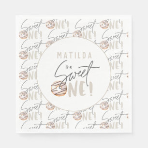 Guardanapo De Papel convite de festas rosquinha doce de um primeiro an