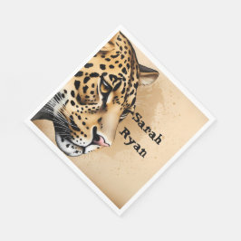 Guardanapo De Papel Convite para Casamento Selvagem Inspirado pela Nat