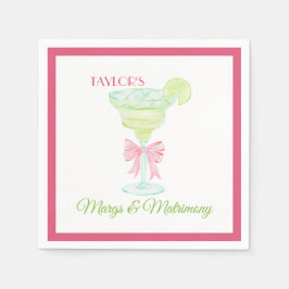 Guardanapo De Papel Convite para chá de noiva Margs & Matrimony