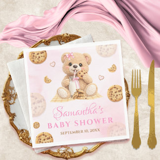Guardanapo De Papel Cookie and milk Baby Shower - Cookie Baby Shower