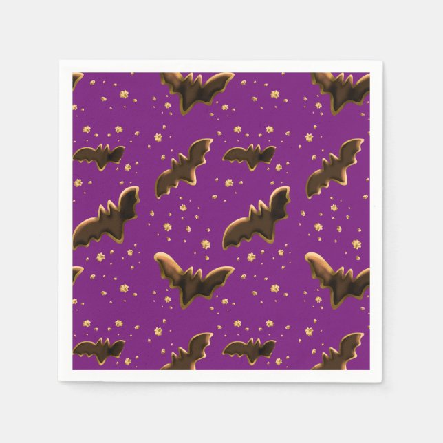 Guardanapo De Papel Cookie Bats e Crumbs (Frente)