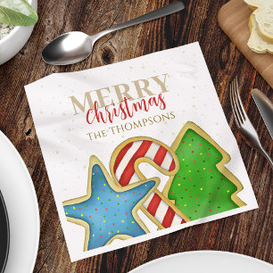Guardanapo De Papel Cookies de Natal, Feriado Docente e Feriado, Fúria