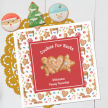 Cookies de Natal para Papais noeis Brancos