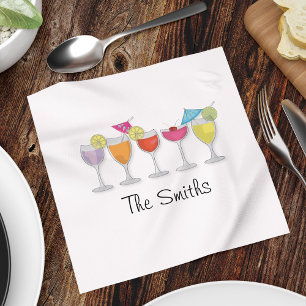 Guardanapo De Papel Coquetel Colorido Napkins