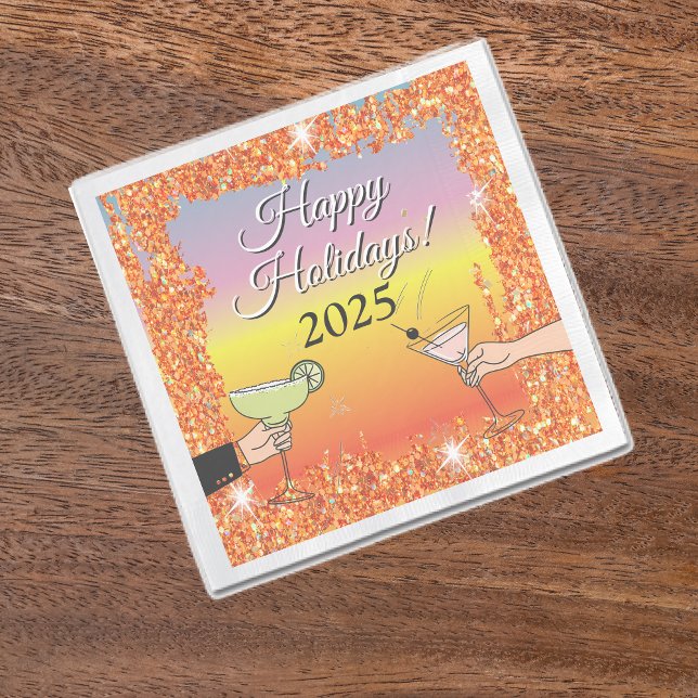 Guardanapo De Papel Coquetel, conversas sofisticadas, bebida (Criador carregado)