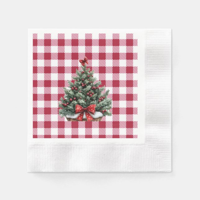 Guardanapo De Papel Coquetel “Country Christmas ” (Frente)