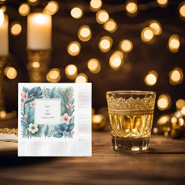 Guardanapo De Papel Coquetel Cozido de Essência Tropical