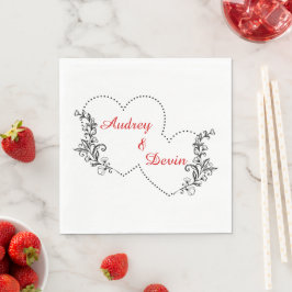 Guardanapo De Papel Coquetel para Jantar de Recepção de Casamento Fofo