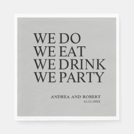 Guardanapo De Papel coquetel recepção de casamento