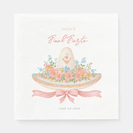 Guardanapo De Papel Coquette SombreroFinal Festa Margarita