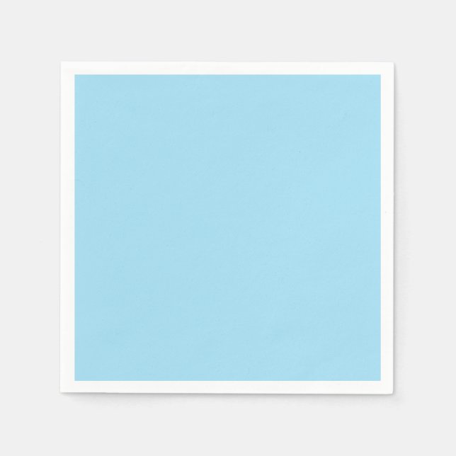 Guardanapo De Papel Cor Azul Claro 1 (Frente)