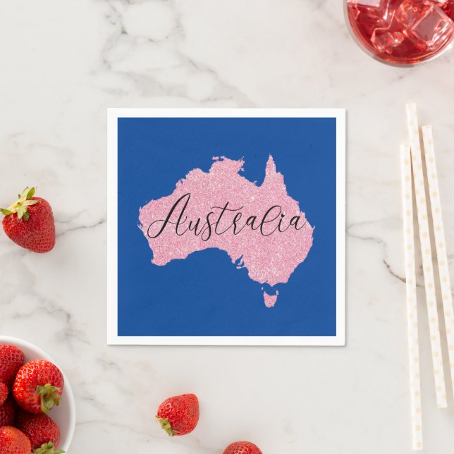 Guardanapo De Papel Cor Brilhante do País Austrália (Insitu)