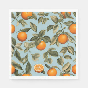Guardanapo De Papel Cor de laranja Vintage