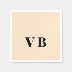 Guardanapo De Papel cor personalizada pastel simples mínima sólida per