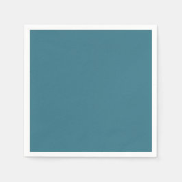 Guardanapo De Papel Cor Sólida Azul Teal