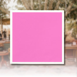 Guardanapo De Papel Cor Sólida Neon Rosa | Clássico
