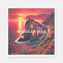 Cor Vermelha e Laranja Negros Costeiros Italianos