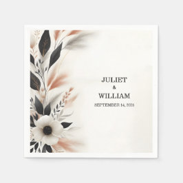 Guardanapo De Papel Coração Casual Nada Rico Apenas Ama Casamento