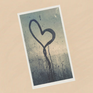 Guardanapo De Papel Coração Desenhado Vapor