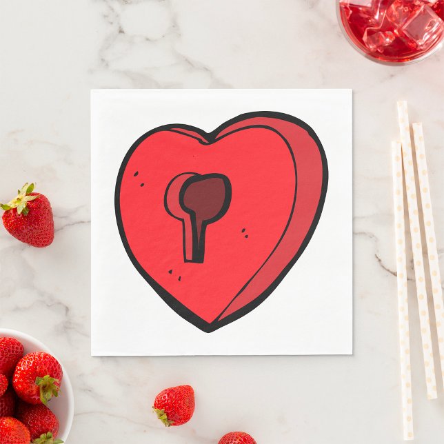 Guardanapo De Papel Coração do orifício (Criador carregado)