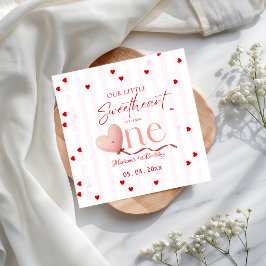 Guardanapo De Papel Coração Rosa Vermelho Dia dos Namorados Aniversári