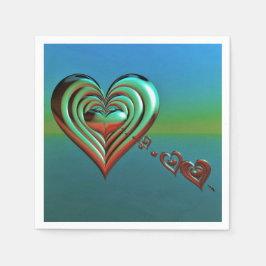 Guardanapo De Papel Corações Alto do Céu